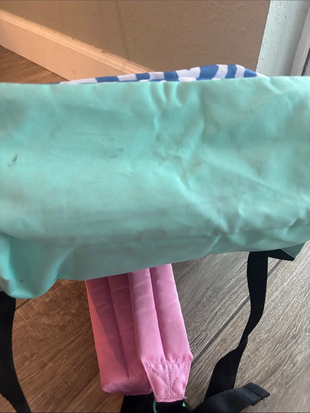Kids Vans Mint, Pink & Yellow Mickey Backpack